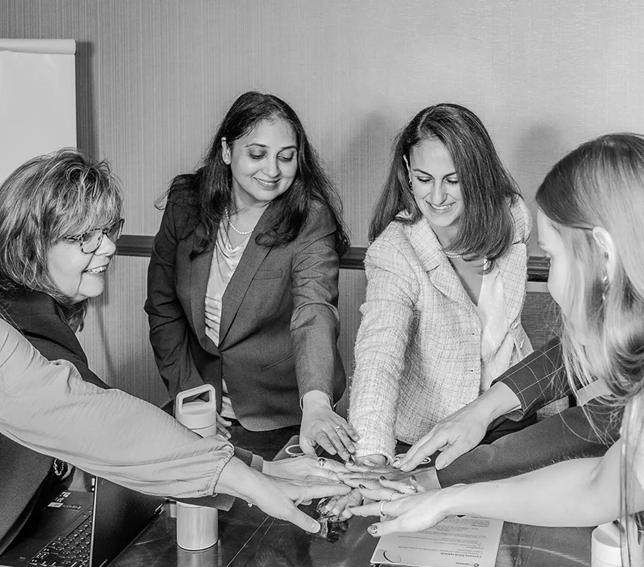 people working at the office